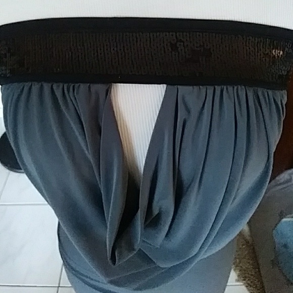 SALE! Strapless grey/black sequins small dress XS - Picture 8 of 8